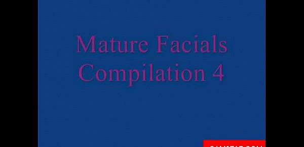  Mature Facials Compilation Free Cumshot Porn Video